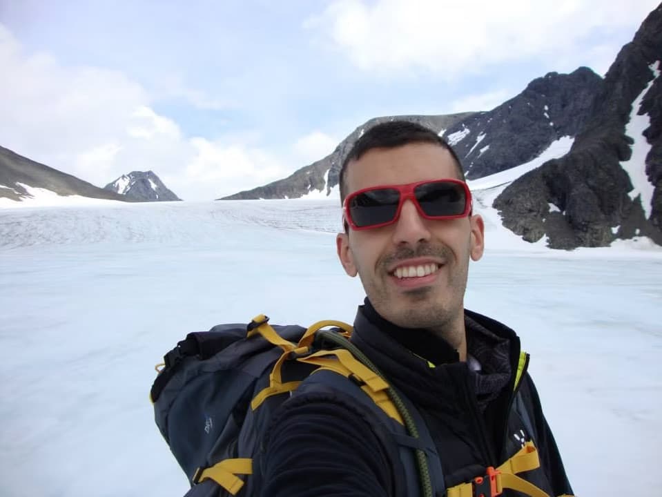 Glacier fieldwork